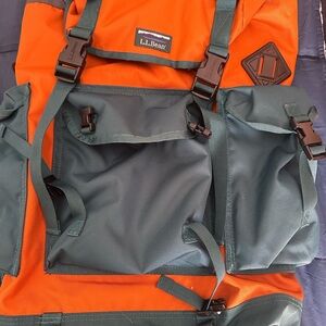 L.L. Bean Orange and Green Backpack, never used, brand new, no tags